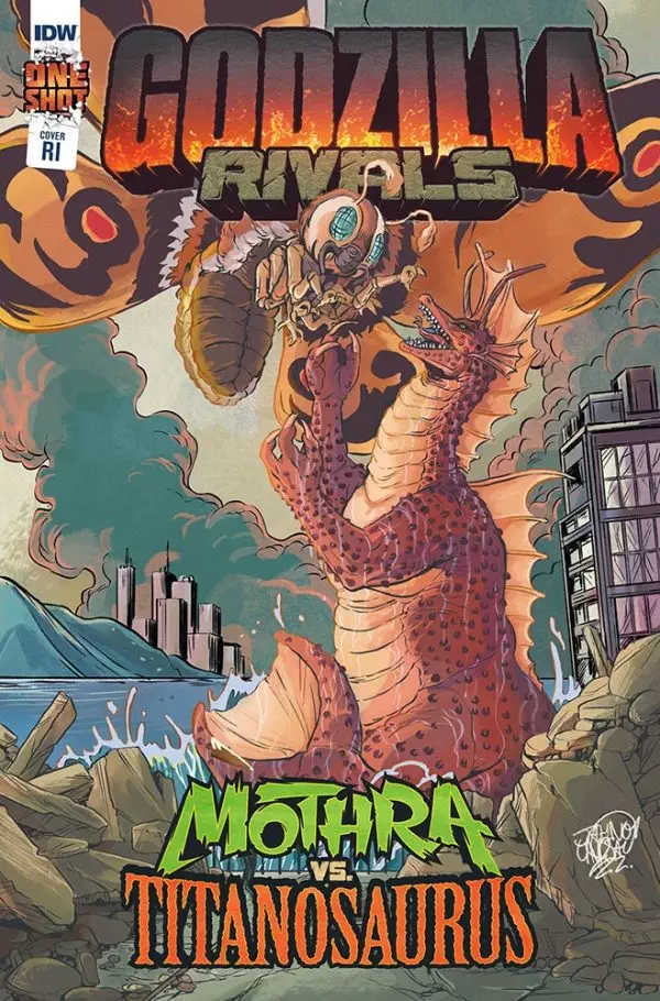 Godzilla Rivals Mothra Vs Titanosaurus Comic Book Preview