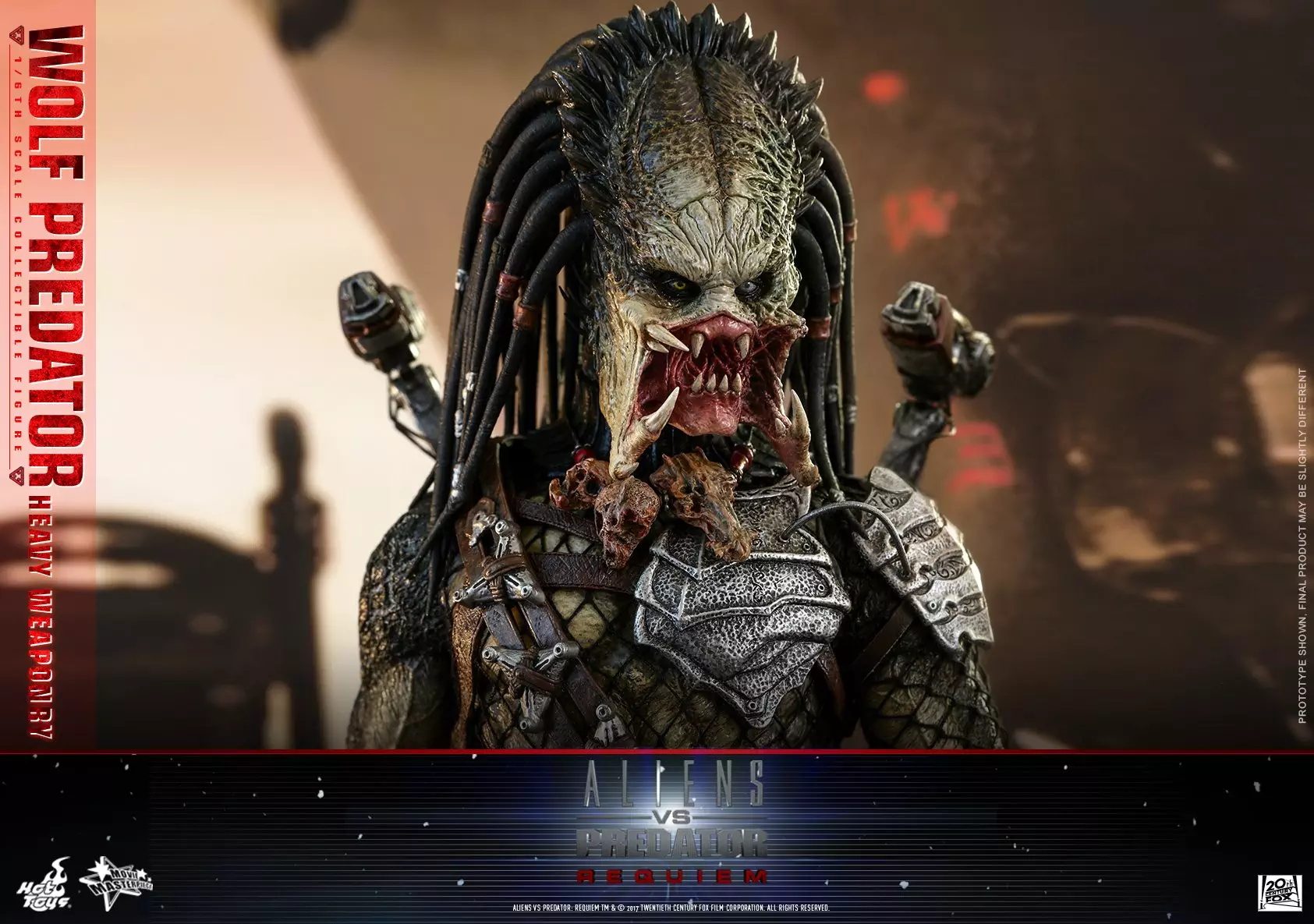 hot toys wolf predator heavy weaponry