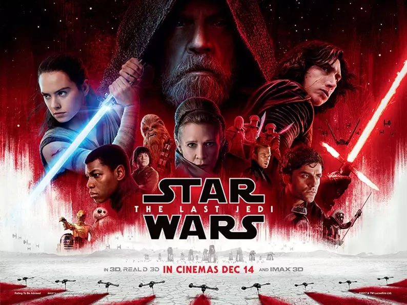 Star Wars Episode 8 'The Last Jedi' Plush Blanket R2D2 NEW 