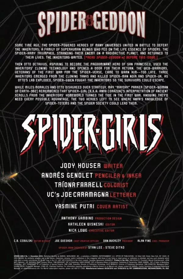 Preview of Marvel's Spider-Girls #1