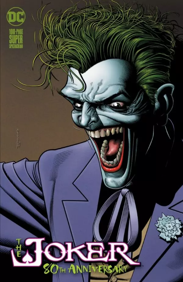 Brian Bolland's Joker 80th Anniversary Spectacular variant covers revealed