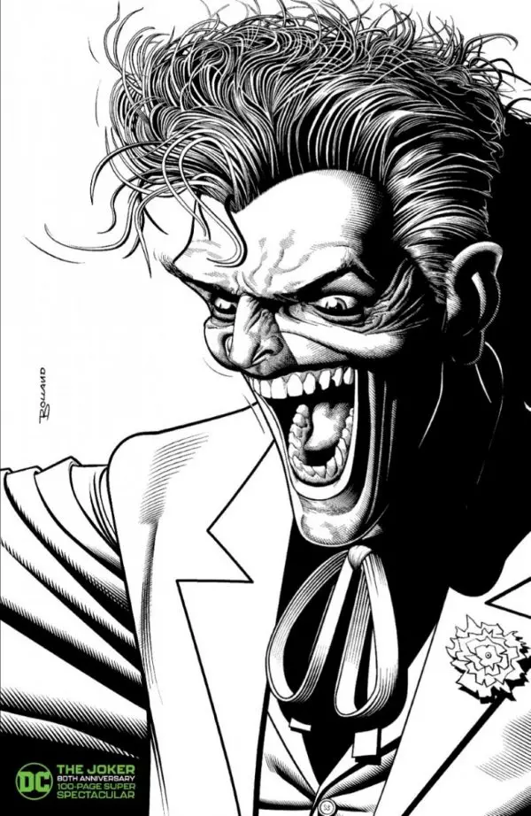 Brian Bolland's Joker 80th Anniversary Spectacular variant covers