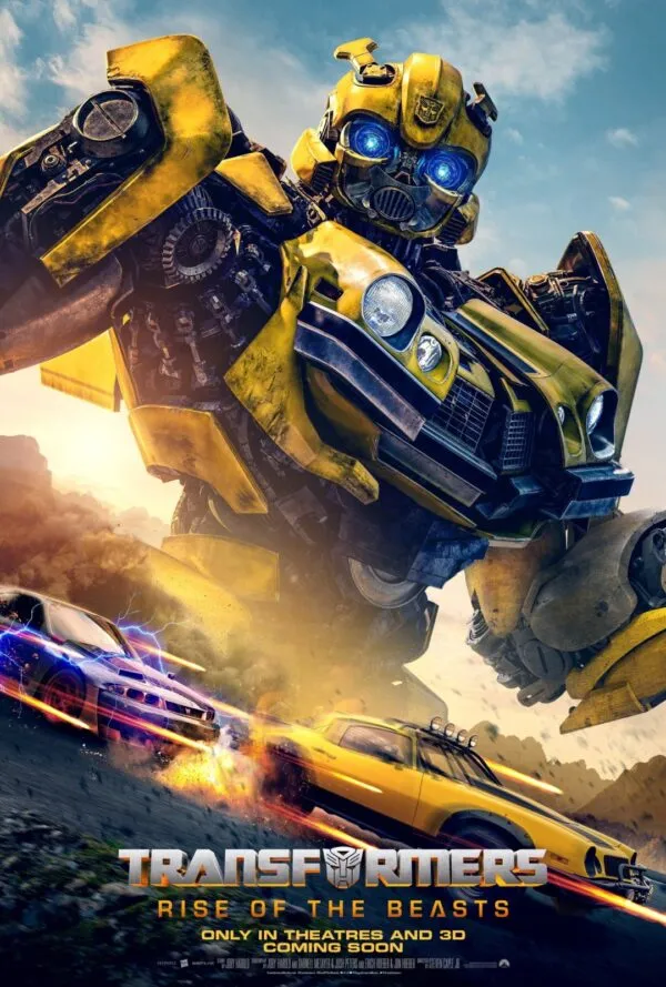 Transformers Rise of the Beasts posters showcase the Autobots and Maximals
