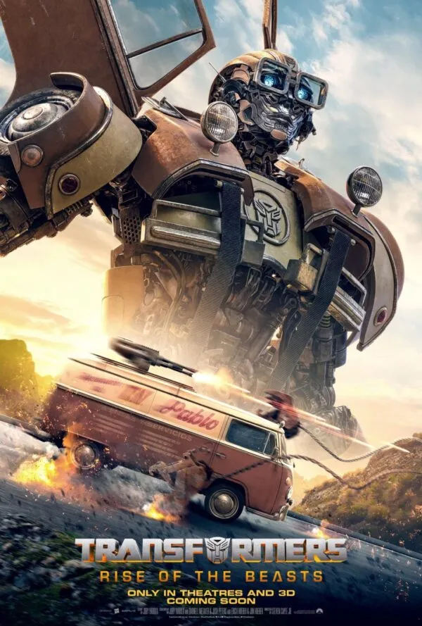 Transformers Rise of the Beasts posters showcase the Autobots and Maximals