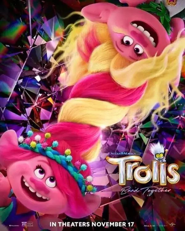 Trolls Band Together in trailer for animated musical threequel