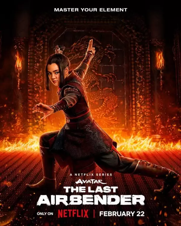 Avatar The Last Airbender character posters showcase the Fire Nation