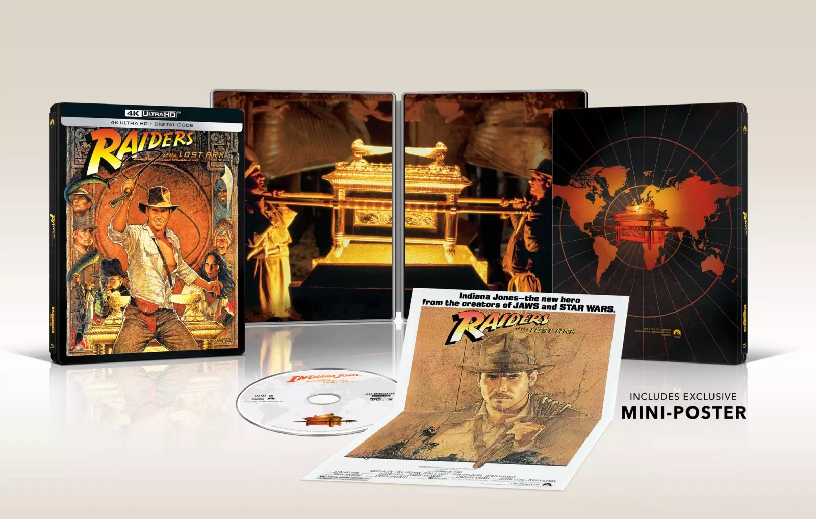 Indiana Jones individual 4K Ultra HD steelbook releases incoming