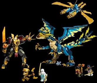 Lego NINJAGO Dragons Rising Elemental Dragon vs. The Empress Mech