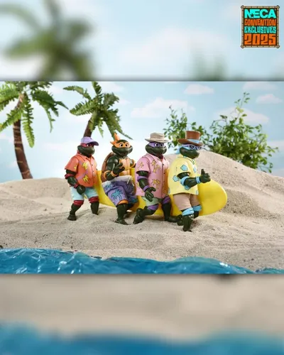 Teenage Mutant Ninja Turtles Bodacious Beach Bros. SDCC