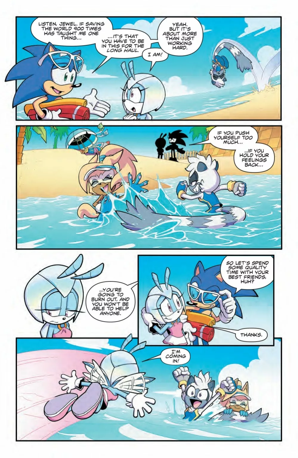 IDW Endless Summer Sonic the Hedgehog 1 Comic Book Preview
