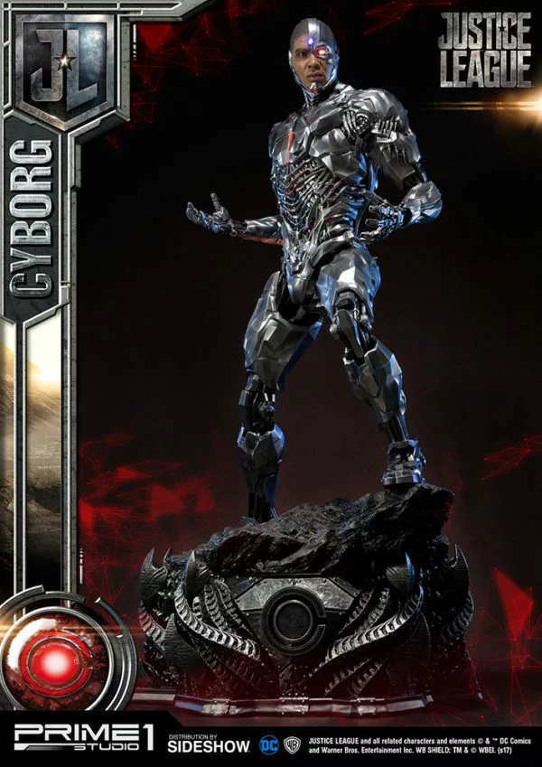 dc collectibles justice league movie cyborg statue