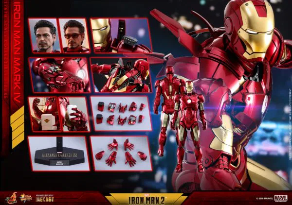 Hot Toys Iron Man 2 Mark IV collectible 