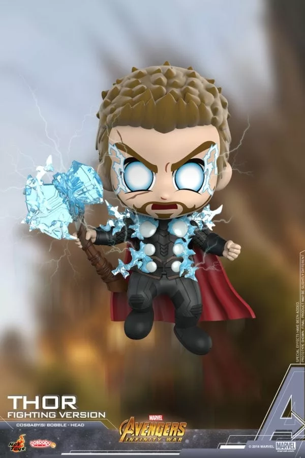 IN STOCK Thor Powered Up Ver. Marvel Hot Toys Avengers Infinity War Cosbaby 