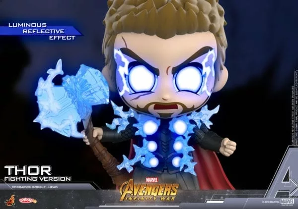 Marvel Hot Toys Avengers Infinity War Cosbaby Thor Powered Up Ver. IN STOCK 