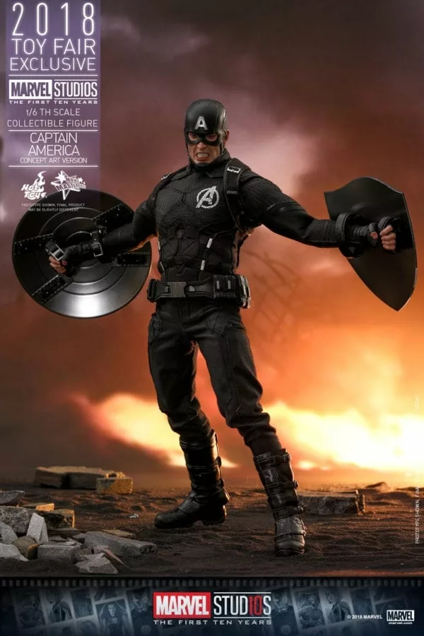 hot toys captain america 10th anniversary