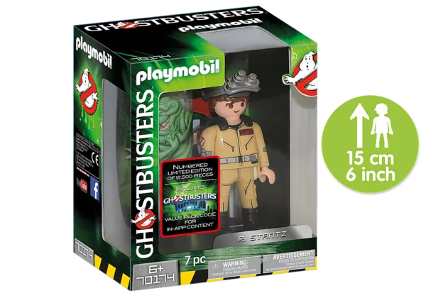 Playmobil 4 Ghostbuster figures klicks Peter Ray Egon Winston 