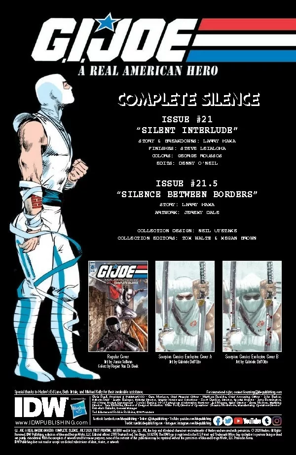 gi joe complete silence