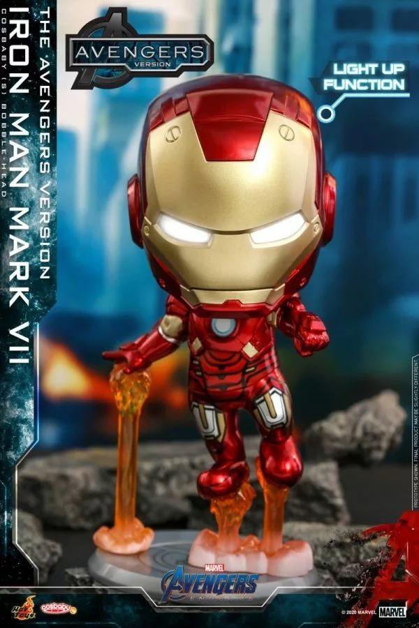 Endgame Bobble-Head Figure Details about   Hot Toys Marvel Cosbaby Super Hero Dolls Avengers 