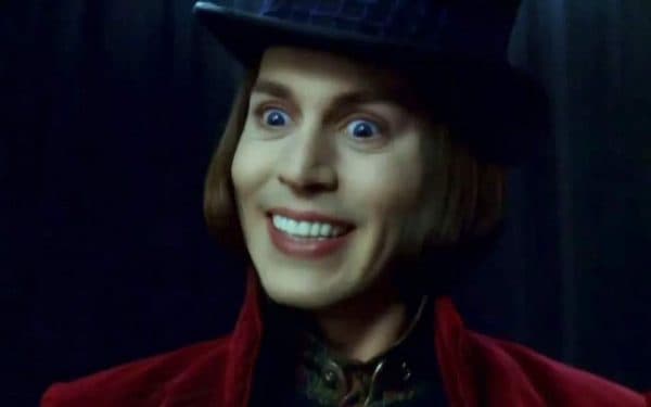 Warner Bros.' Willy Wonka movie heading 