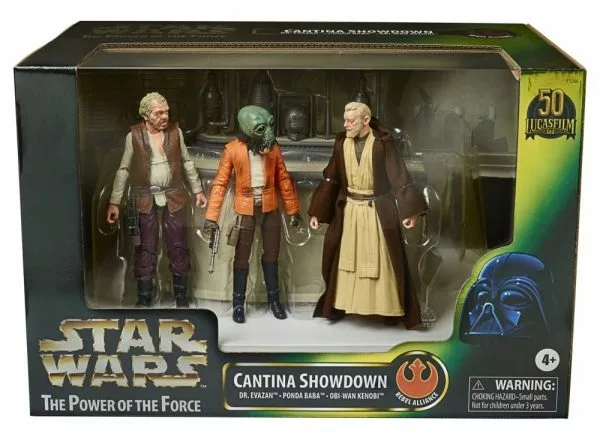 Evazan Dr Kenner Star Wars The Power of the Force: Cantina Showdown Ponda Baba and Obi-Wan Kenobi Action Figure for sale online 