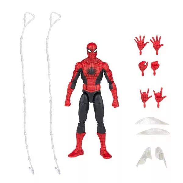Marvel Legends Universe Black Costume Spider-man  7" Action Figure Loose Toy 