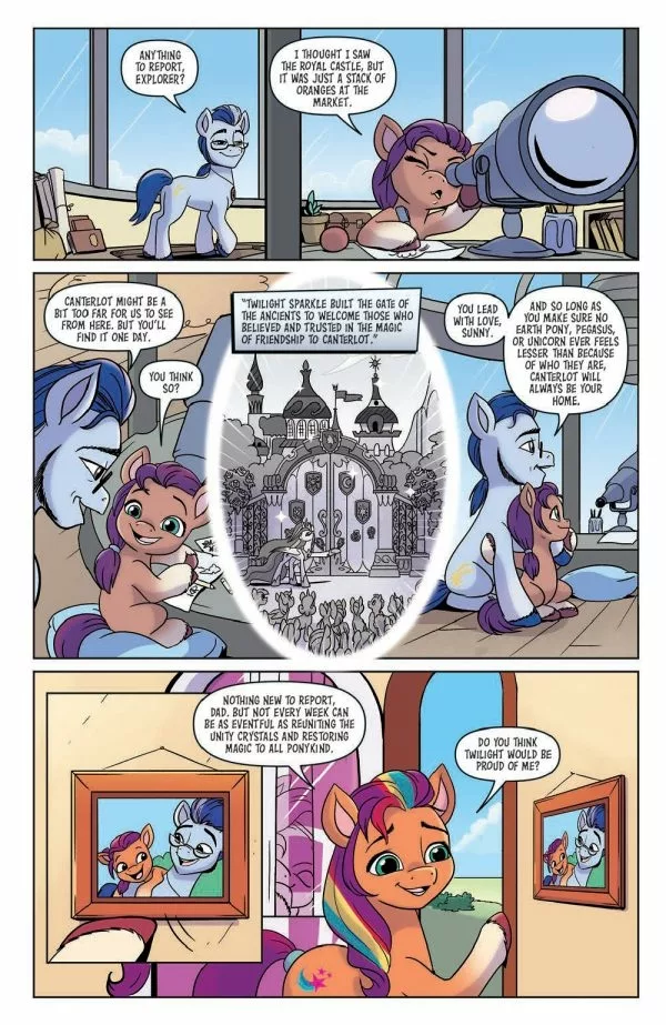 cómic de my little pony