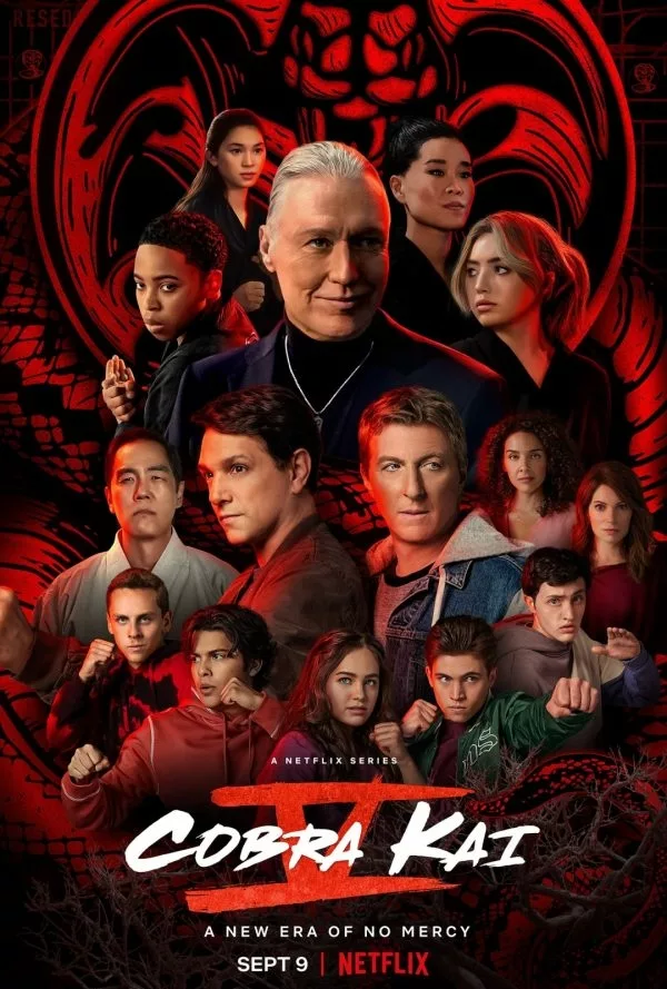 Cobra Kai season 5 poster and clip tease a new era of no mercy