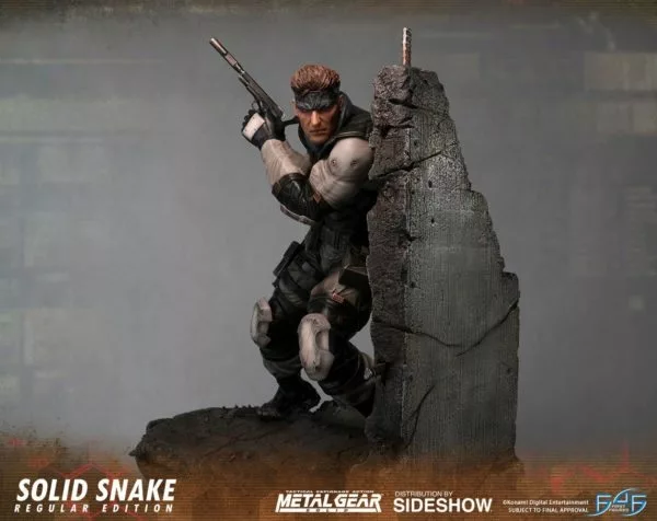 First 4 Figures Metal Gear Solid Resin Statue - Solid Snake Merchandise -  Zavvi US