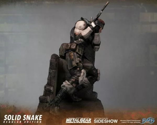 First 4 Figures Metal Gear Solid Resin Statue - Solid Snake Merchandise -  Zavvi US