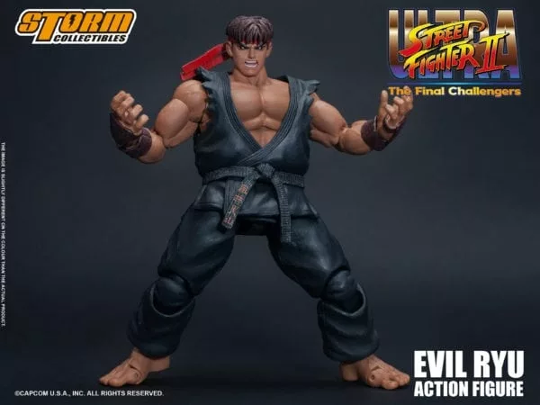 Ultimate Street Fighter IV 7 Inch Action Figure - Evil Ryu