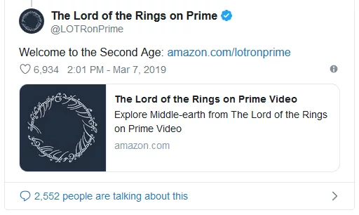 LOTR and Hobbit films included with Prime Video : r/LOTR_on_Prime