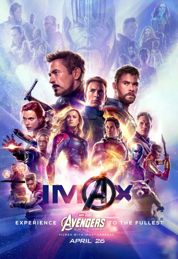 Avengers: Endgame from local IMAX website