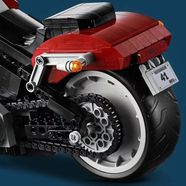 Display stand for LEGO® Creator: Harley Davidson Fatboy (10269