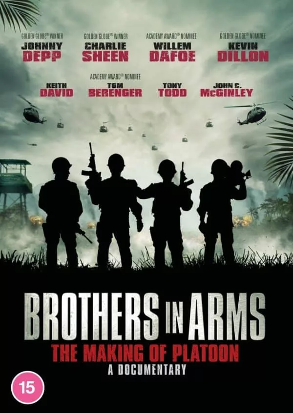 Brothers In Arms movie on X: “Brothers in Arms” is *now streaming on   Prime* Through new interviews w/ Johnny Depp, Charlie Sheen, Willem  Dafoe, John C. McGinley, Tony Todd + more