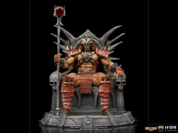 Review and photos of Mortal Kombat Shao Kahn statue by Pop Culture