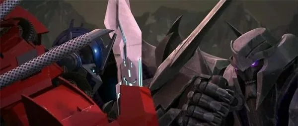 transformers prime optimus prime vs megatron final battle