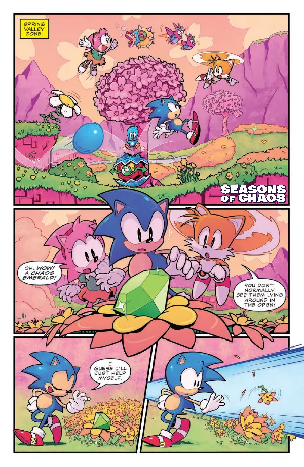 IDW Sonic 30th Anniversary Free Comic Book Day Preview Pages Revealed –  SoaH City