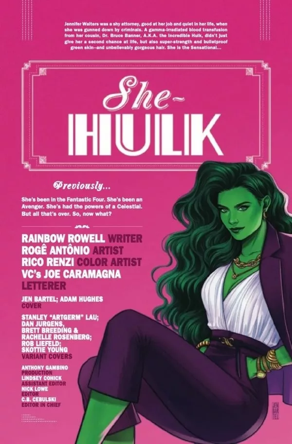 New She-Hulk series officially announced by Marvel
