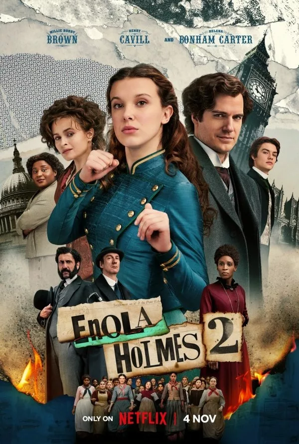 Enola Holmes 2 Trailer Reunites Millie Bobby Brown and Henry