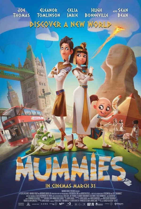 Warner Bros.' animated adventure Mummies gets a new poster and trailer