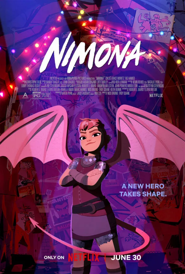 Watch: Chloe Grace Moretz voices shapeshifting hero in 'Nimona' trailer 