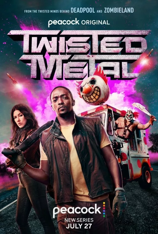 Twisted Metal: Série do game de PlayStation ganha pôster com Anthony Mackie  - Cinema