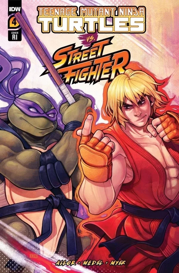 JUN231486 - TMNT VS. STREET FIGHTER #4 (OF 5) CVR B CARDY - Previews World