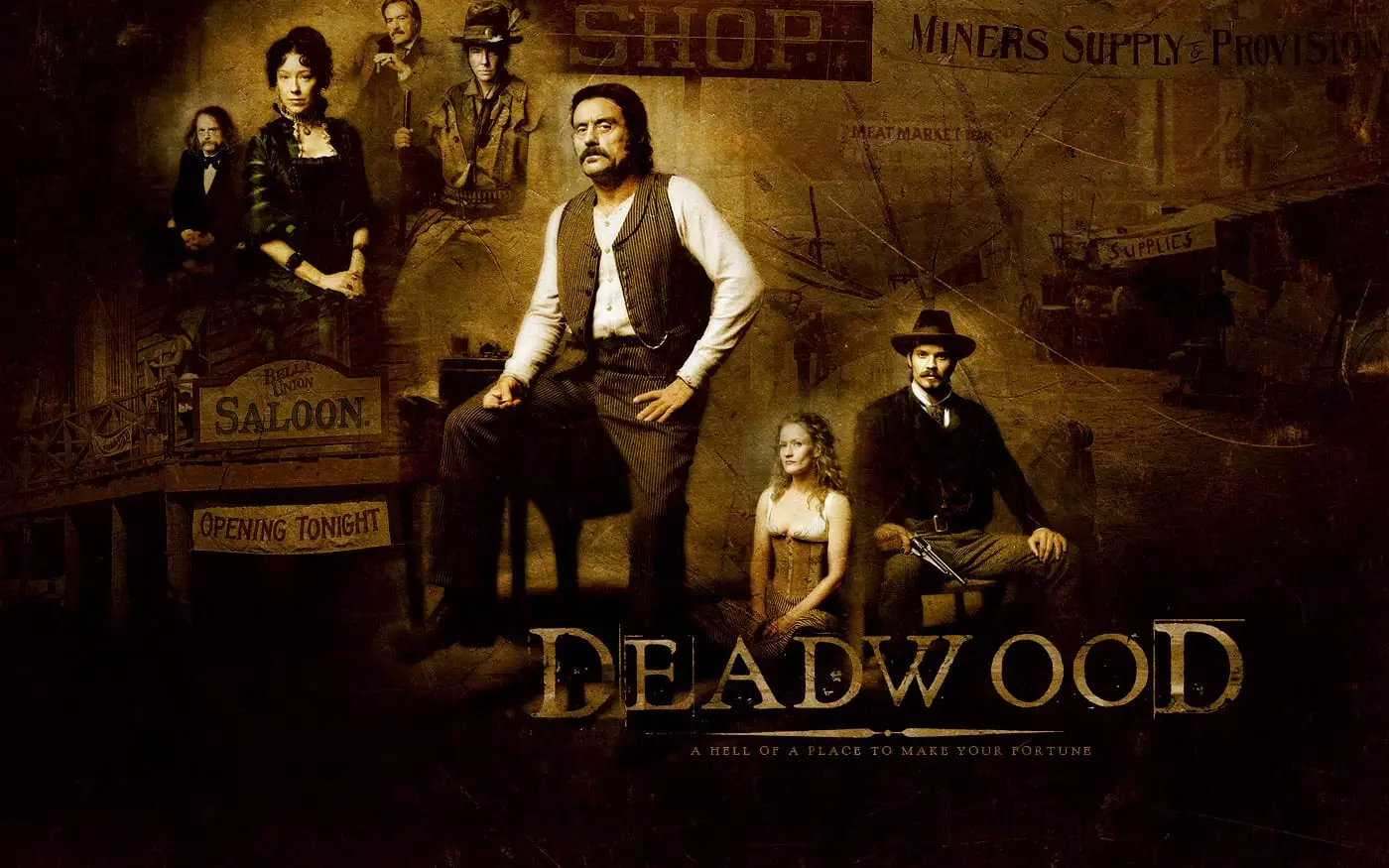 Deadwood wallpaper | Deadwood hbo, Deadwood, Hbo