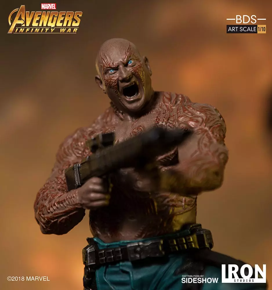 Iron studios Diorama Marvel Star Lord Avengers Brown