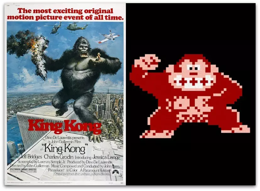 donkey kong original poster