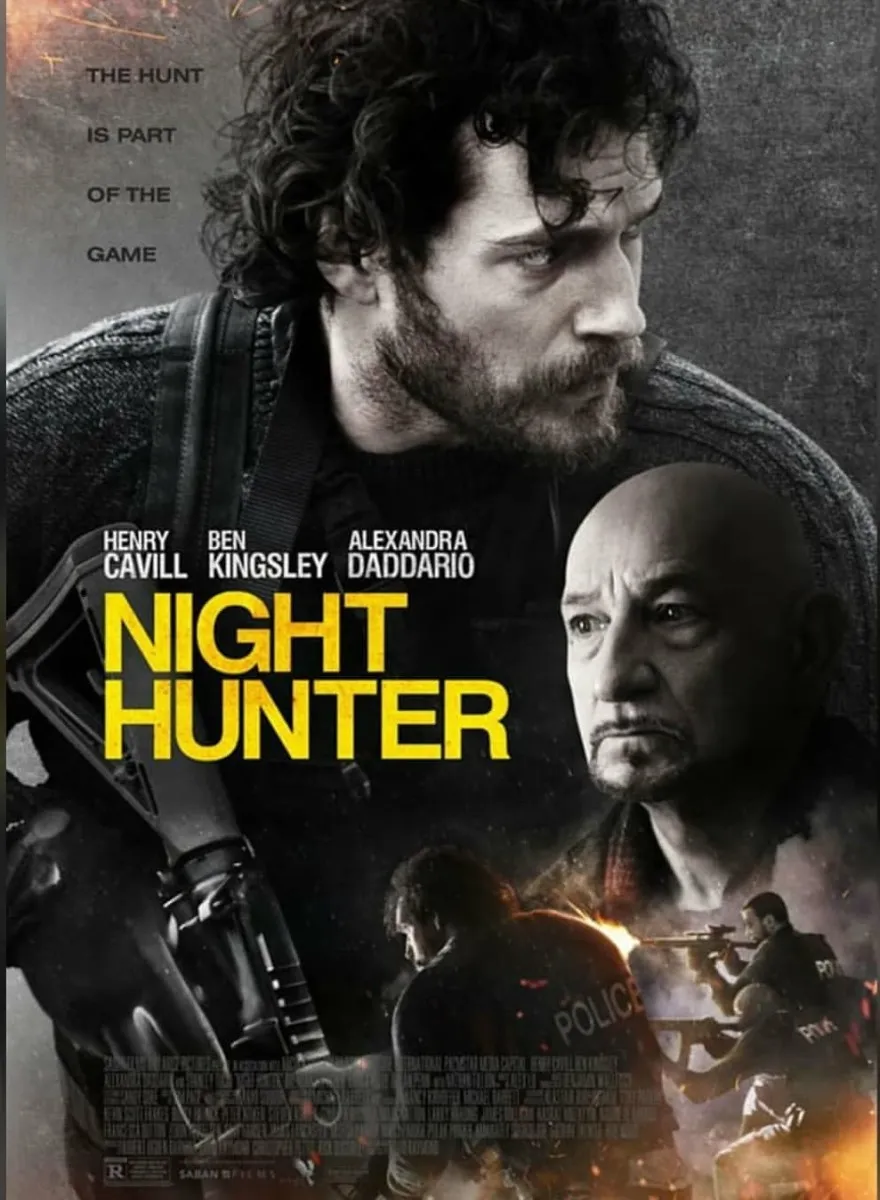 New trailer for Night Hunter starring Henry Cavill, Ben Kingsley and