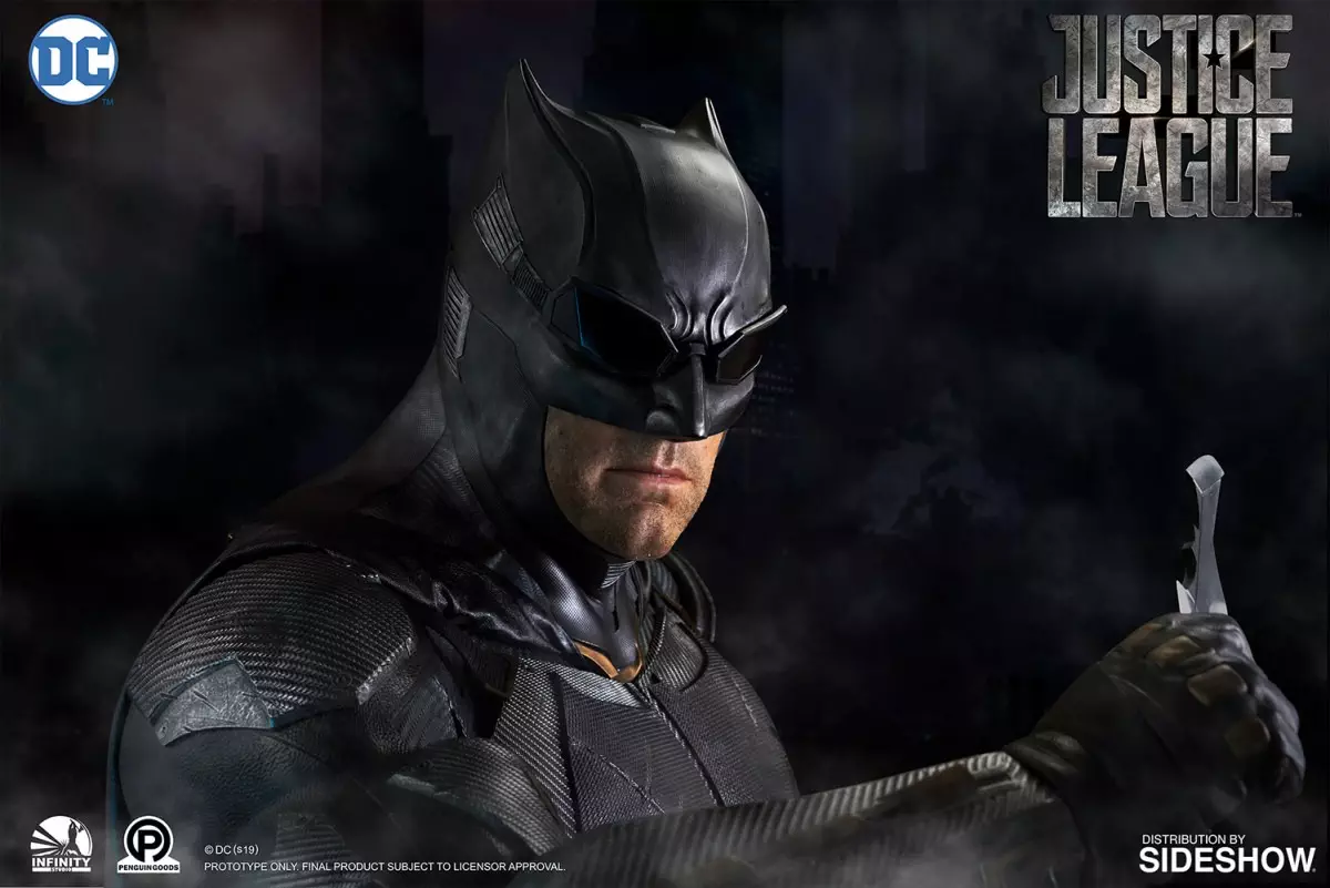 Ben Affleck's Batman gets an incredible life-size Justice League bust from  Infinity Studio