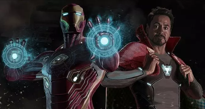 Doctor Strange dons Iron Man armor in image from Avengers: Infinity War  deleted scene