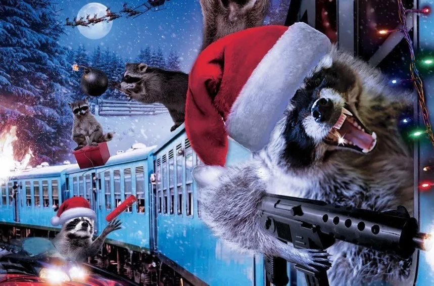 Killer Raccoons 2! trailer is like Die Hard on a Train, with raccoons